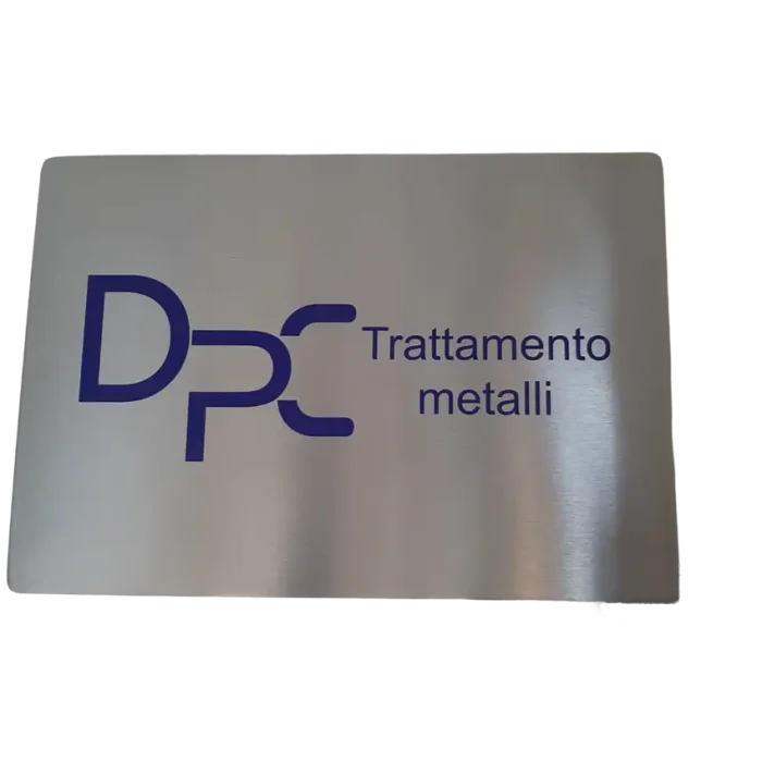 targa azienda alluminio spazzolato esterno targa azienda alluminio spazzolato esterno